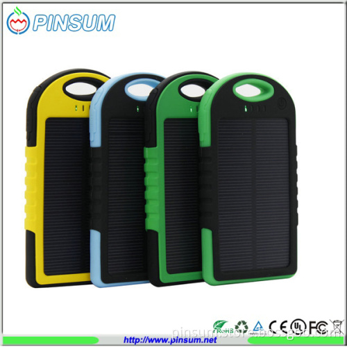 5000mAh Real Capacity Solar Power Bank and Dust-Proof Power Bank